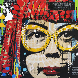 Portrait of Yayoi Kusama by Eleanor Turvey